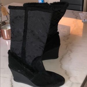 Coach Signature Boots